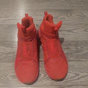 Beautiful red sneakers by Puma🍀🍀🍀